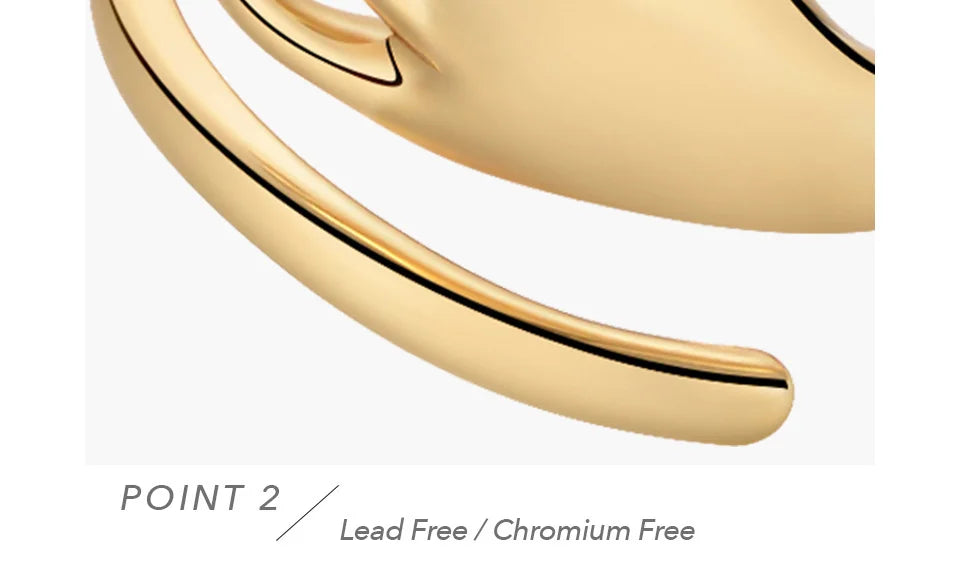 Adjustable Finger Rings – Gold Color Zircon Rings for Women, Party & Wedding Fashion Jewelry