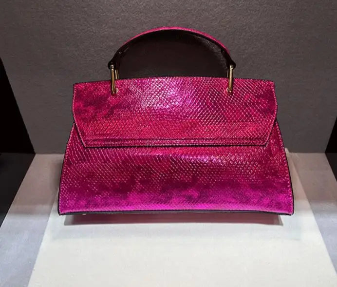 Snake Print Leather Women Bags – Luxury Fashion Handbags, Shoulder & Crossbody Tote