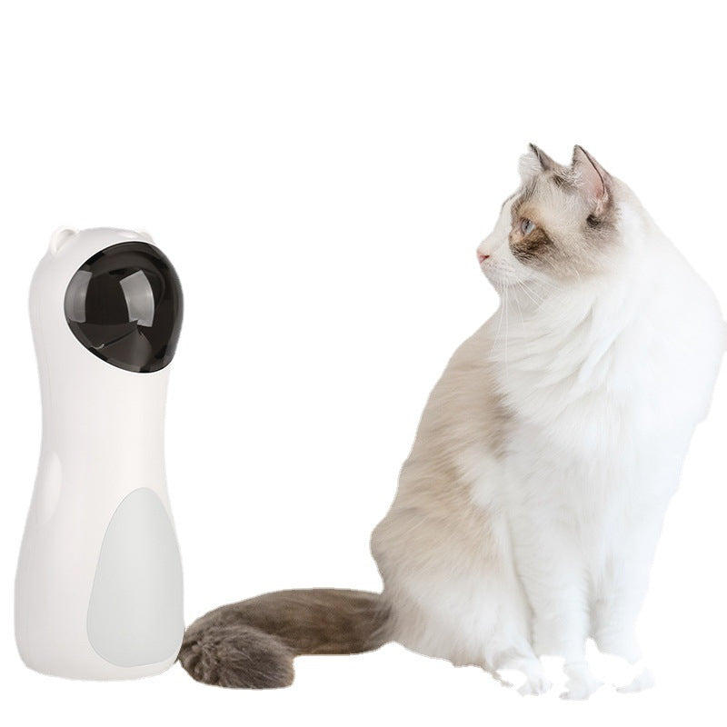 Automatic Cat Laser Toy – Dual Power LED Laser Wand Pet Toy with Timer