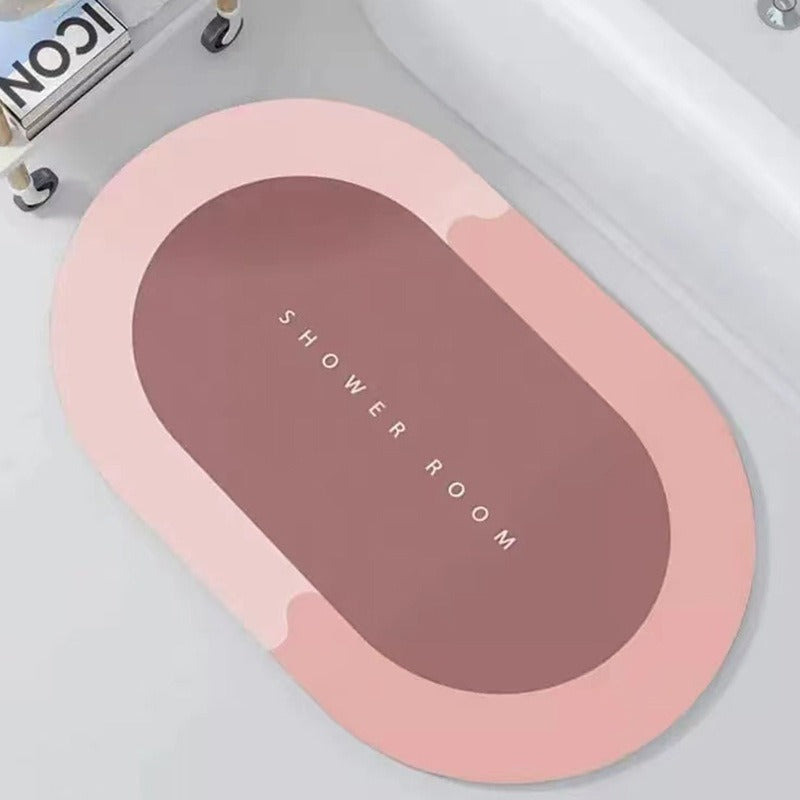 Soft Cushion Floor Mat – Absorbent Non-Slip Quick-Drying Bathroom Door Carpet