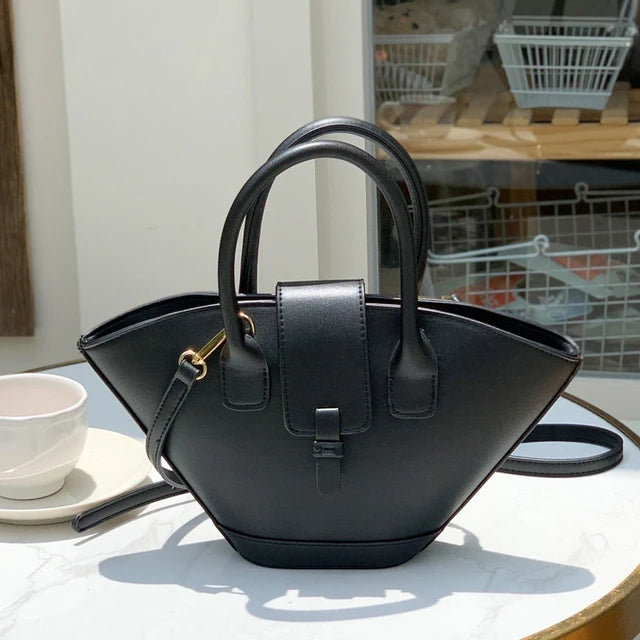 Vintage Shell Bags for Women – Luxury Designer PU Handbags & Small Shoulder Messenger Bag