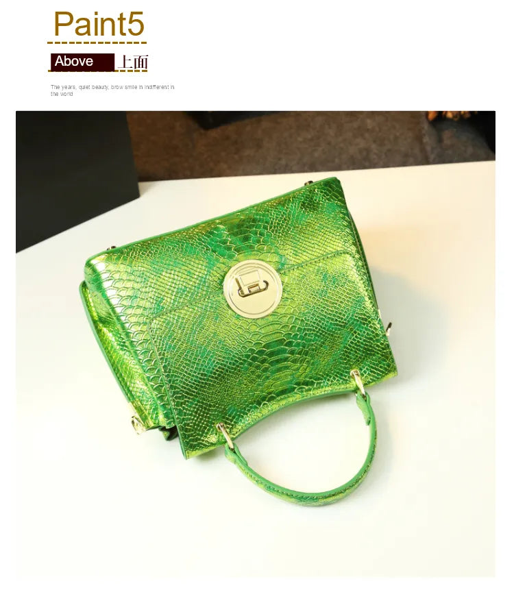 Luxury Fashion Women’s Bag – Small Laser-Cut Genuine Leather Handbag, Shoulder & Crossbody Mom Bag