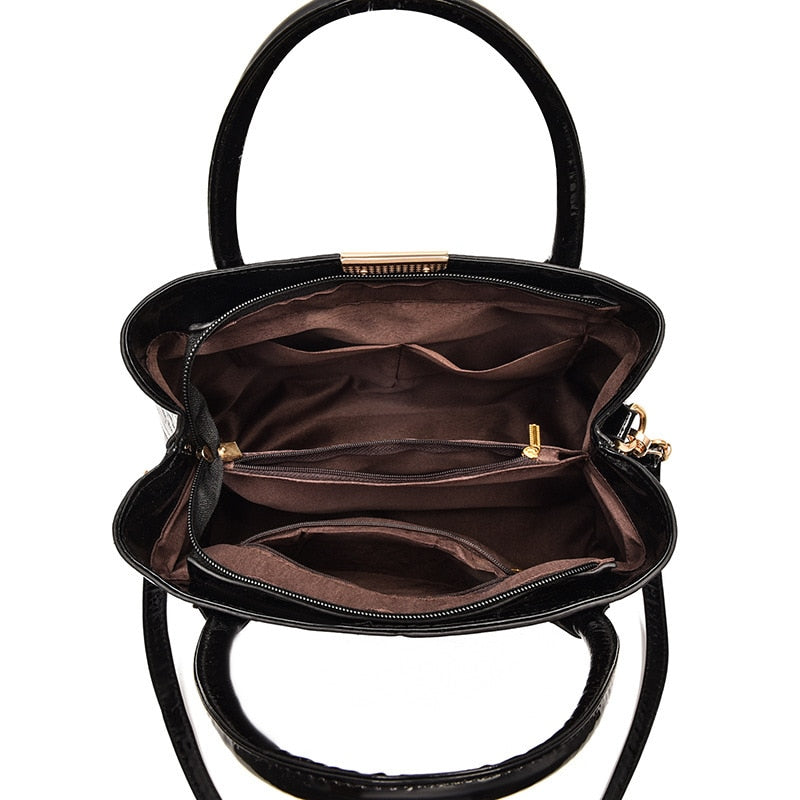 Soft Leather Shoulder Bag for Women – Luxury Designer Purses & Handbags with Large Capacity