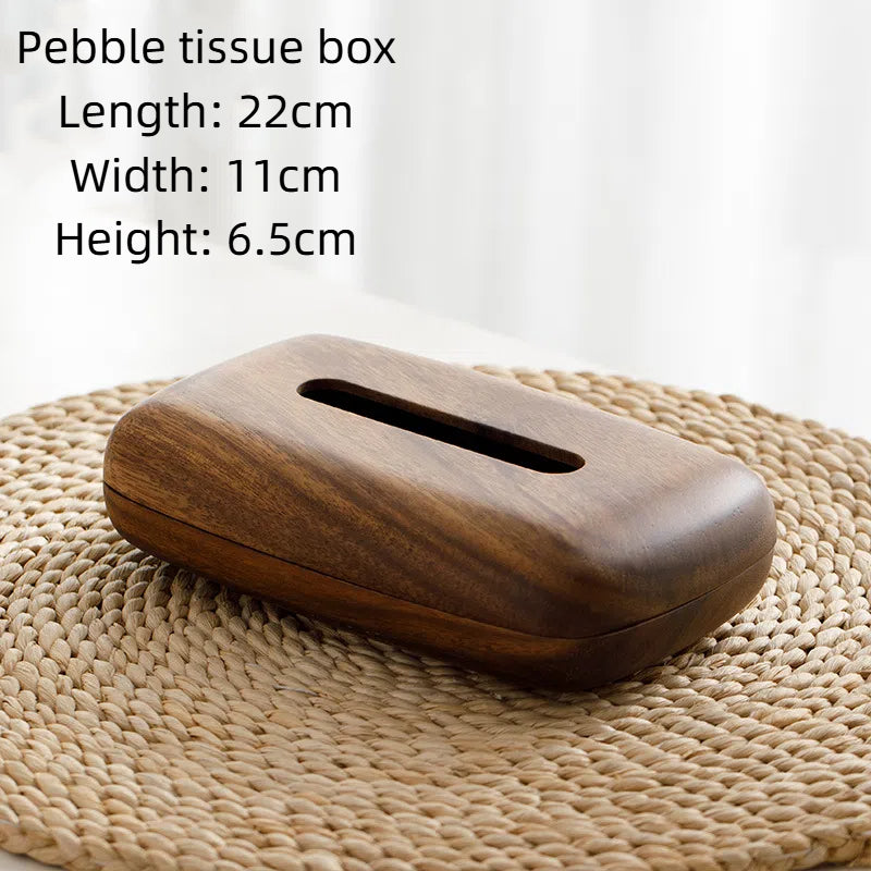 Solid Wood Tissue Box – Simple Household, Hotel & Office Paper Box for Dining Table