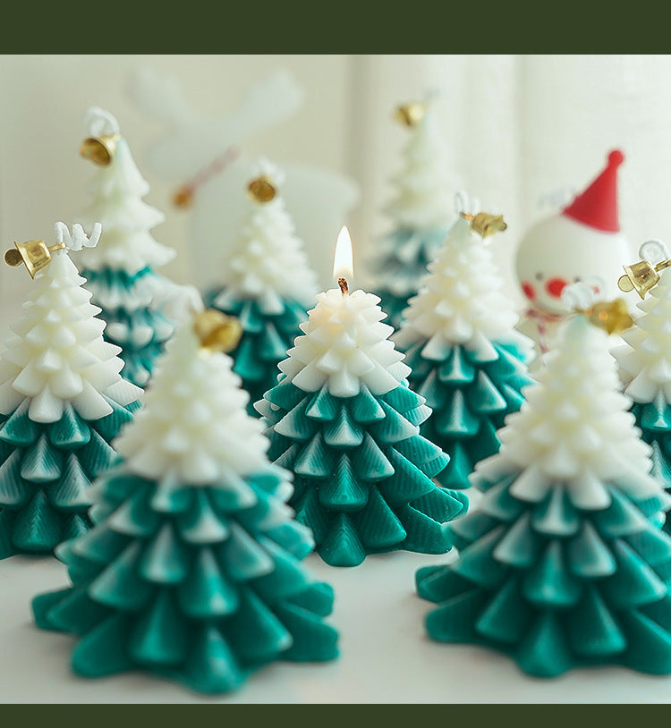 Christmas Tree Candles – Custom Handmade Soy Wax Decorative Aromatic Home Fragrance Gift