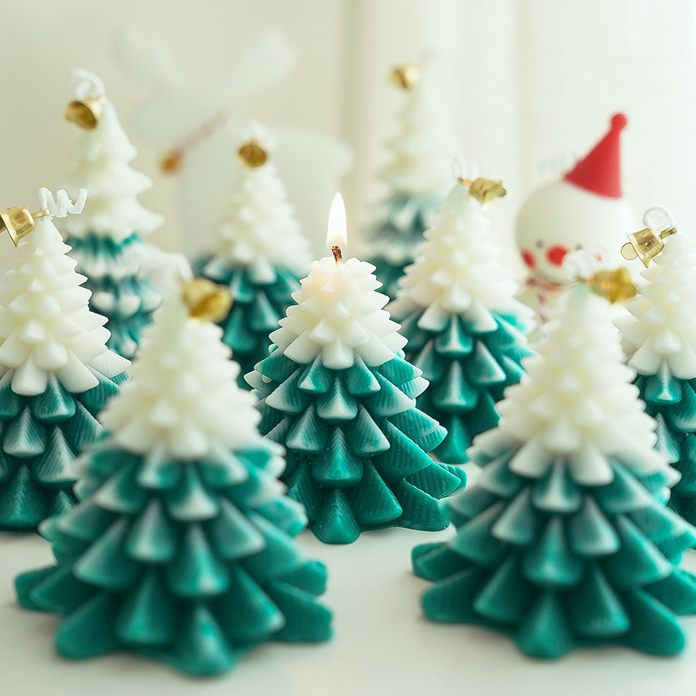 Christmas Tree Candles – Custom Handmade Soy Wax Decorative Aromatic Home Fragrance Gift