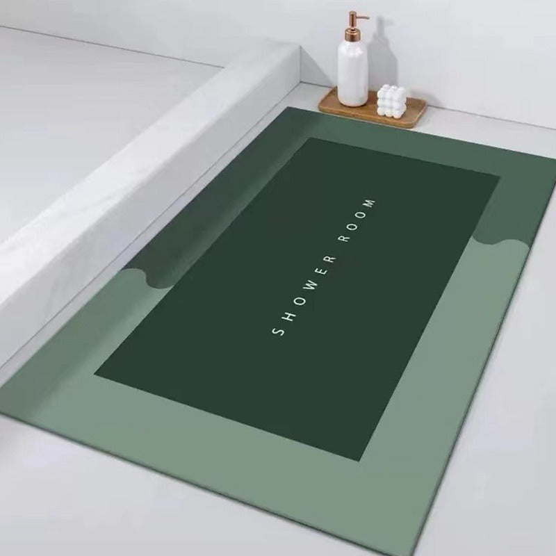 Soft Cushion Floor Mat – Absorbent Non-Slip Quick-Drying Bathroom Door Carpet