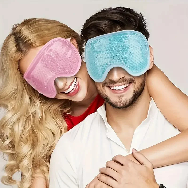 Cooling Gel Eye Mask – Reusable Hot & Cold Pack for Puffiness, Dark Circles & Eye Care