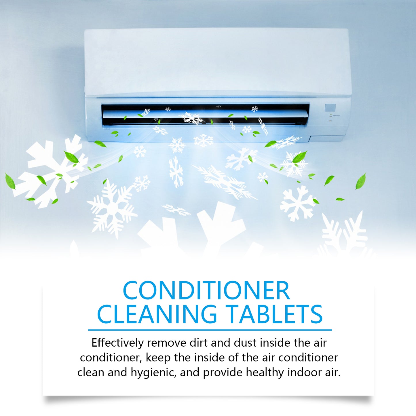 Jakehoe Air Conditioning Cleaning Sheet – Deep Clean Home AC Filter Dust & Odor Removal