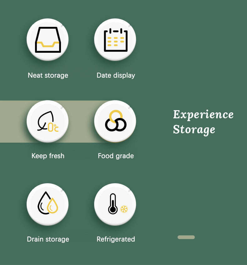 Large Capacity Transparent Refrigerator Storage Box – Food Grade Plastic Kitchen Organizer & Sealed Preservation Container