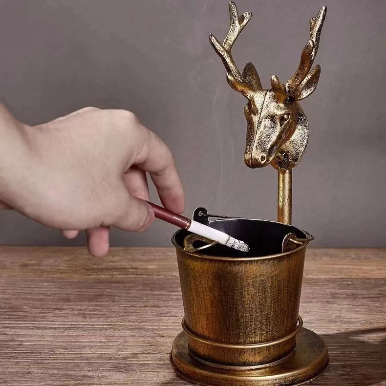 Retro Creative Home Ashtray – Large Bar, Living Room & Office KTV Multi-Function Ornament