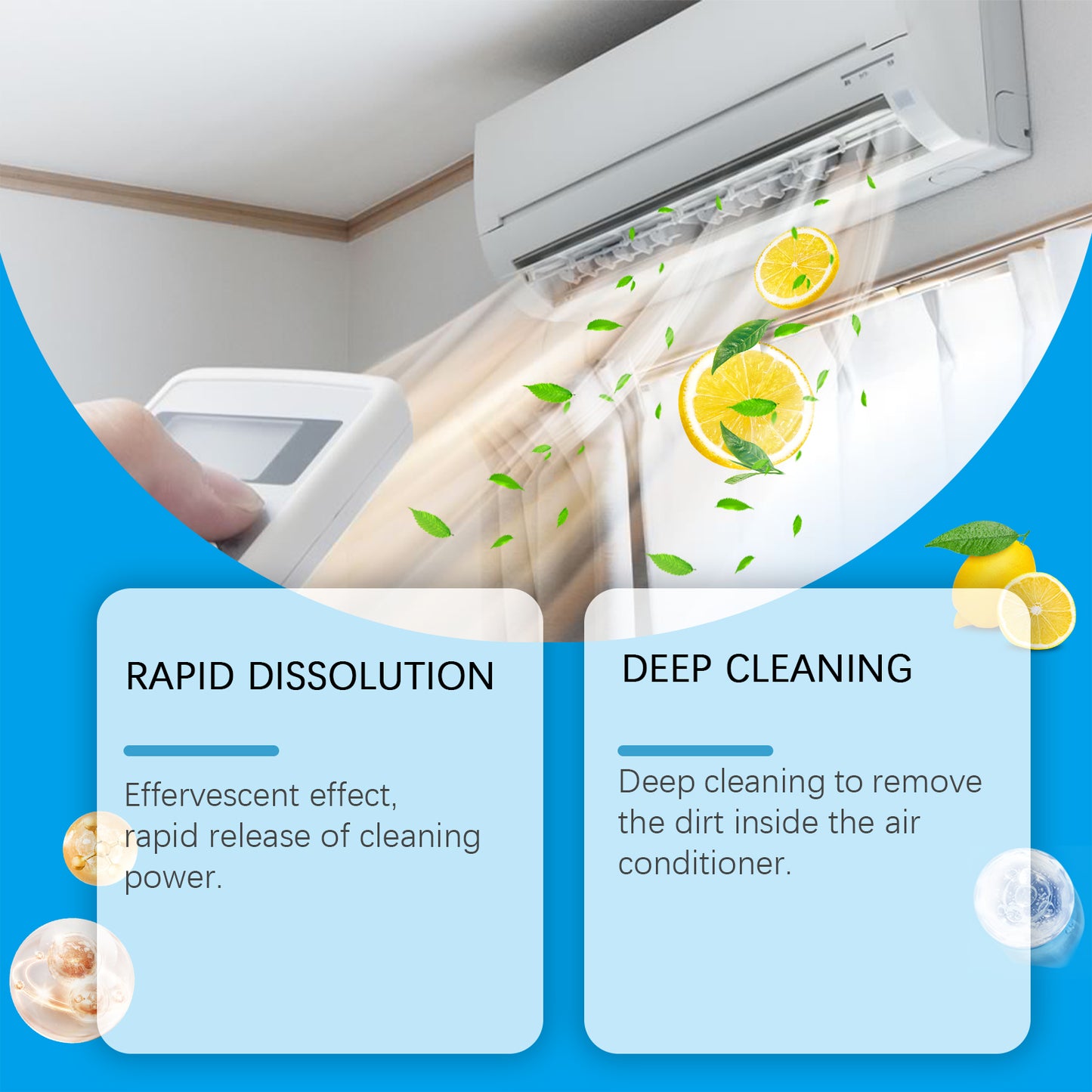 Jakehoe Air Conditioning Cleaning Sheet – Deep Clean Home AC Filter Dust & Odor Removal