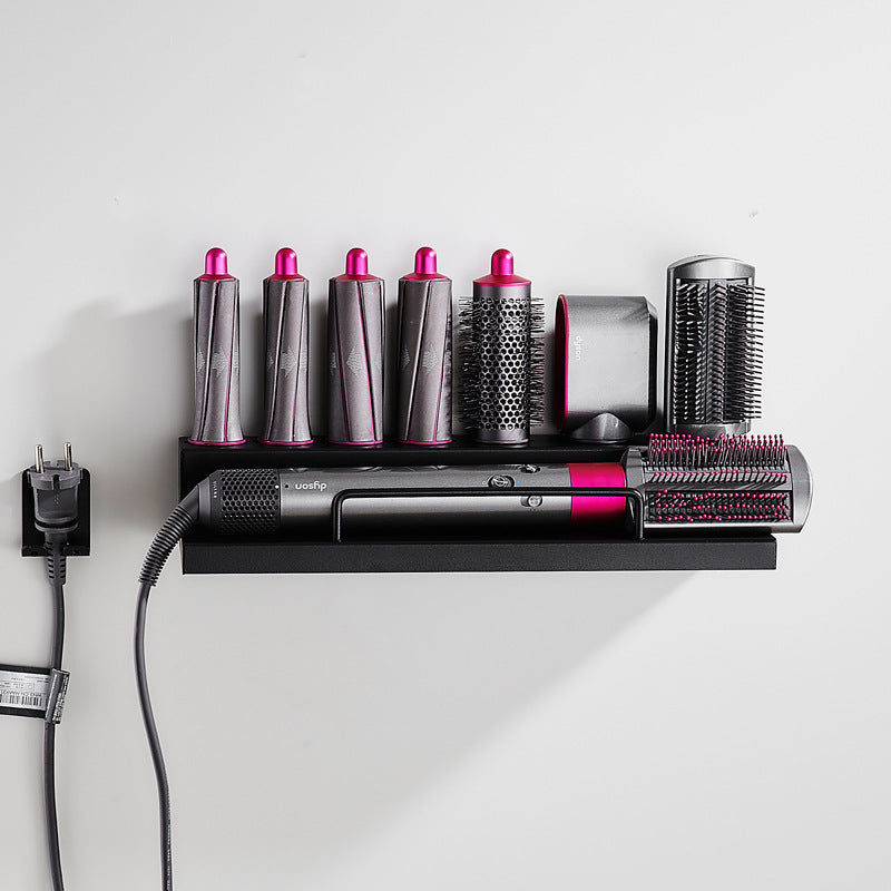 Wall Hanging Bracket Storage Rack – Organizer for Dyson Curling Stick & Hair Tools