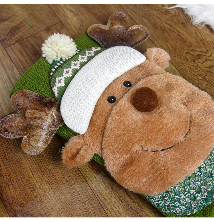 Christmas Hanging Decorations – Candy & Gift Socks, Green Holiday Stockings for Gifts