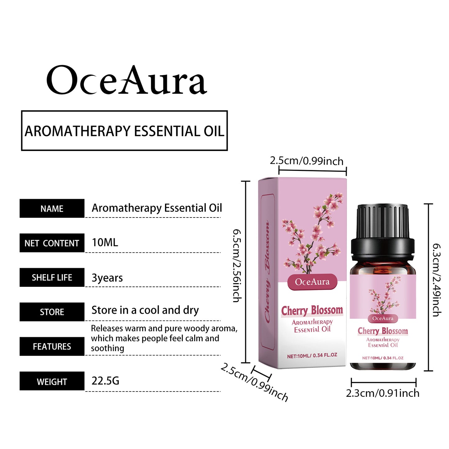 Massage Essential Oil – Aromatherapy Soothing Moisturizing Balm for Home & Office Use