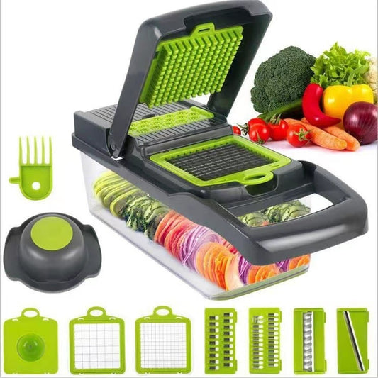 Multifunctional Vegetable Chopper – Kitchen Dicer, Grater, and Shredder Set