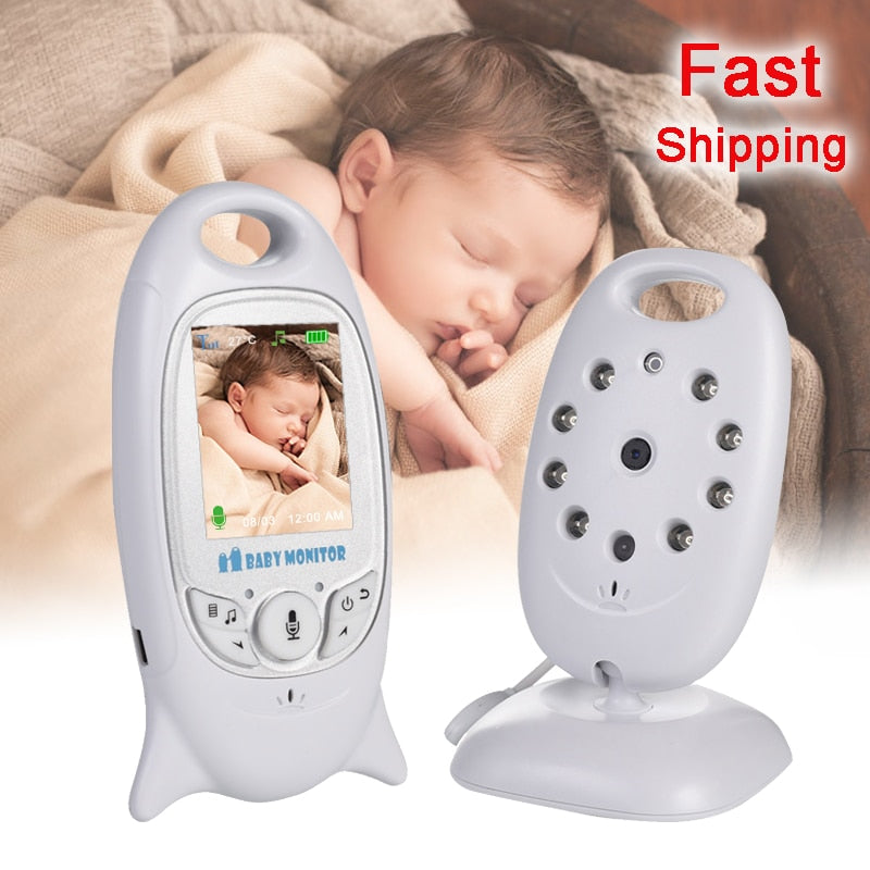 VB601 Baby Monitor 2-Inch Video Nanny Camera with Night Vision, Temperature Monitoring & 8 Lullabies