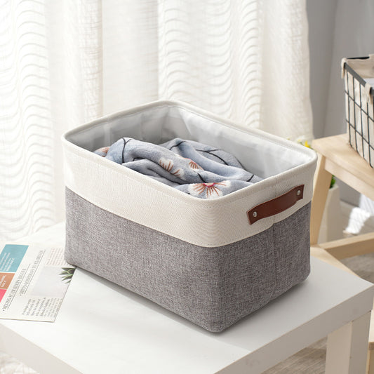 Thickened Foldable Portable Clothing Storage Basket – Multi-Purpose Storage Box for Clothes, Toys & Books