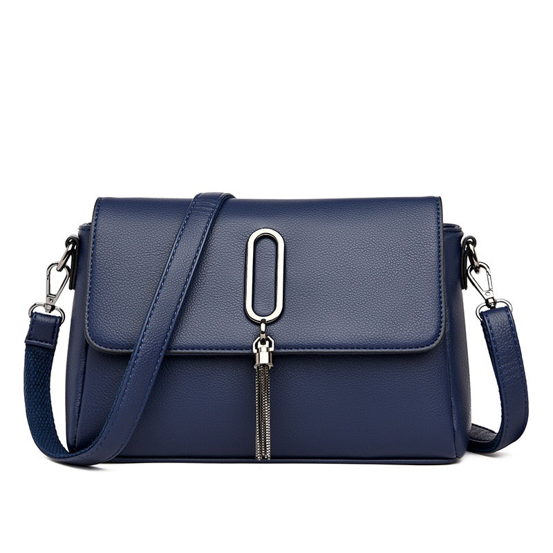 Luxury Women Messenger Bag – Leather Shoulder Tote & Crossbody Handbag for Travel and Casual Use