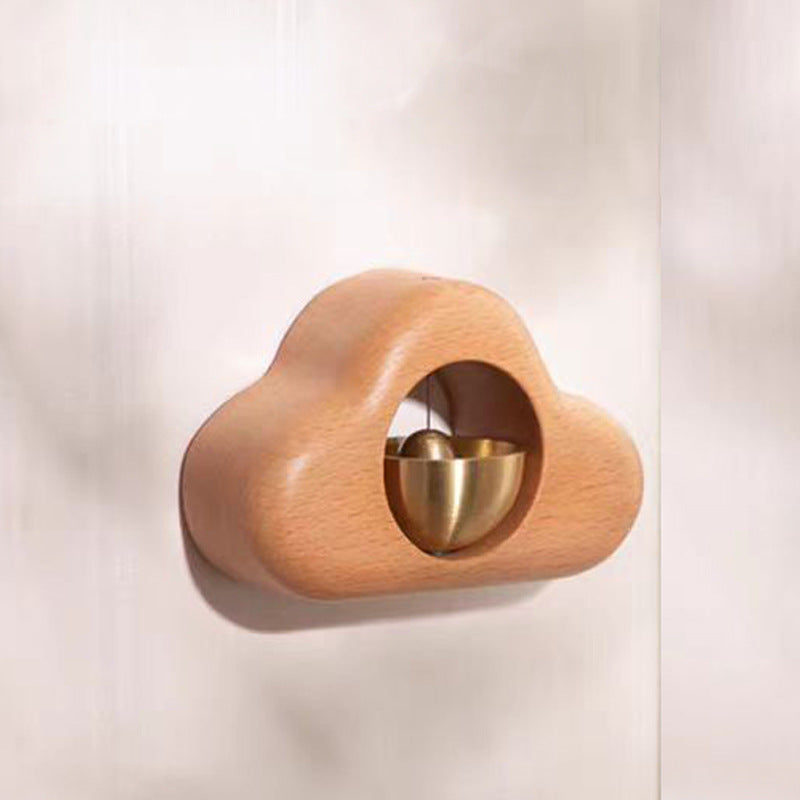 Wooden Bell Door Wind Chime – Entrance Reminder & Decorative Collision Bell