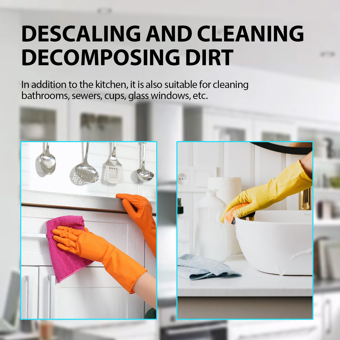 Multifunctional Kitchen Cleaning Tablets – Heavy Oil Cleaner for Stove, Utensils & Stainless Steel