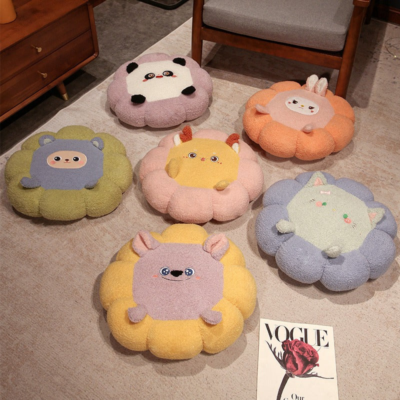 Cool Summer Ice Bean Cushion – Cartoon Tatami Futon Office Chair & Sofa Seat Pad