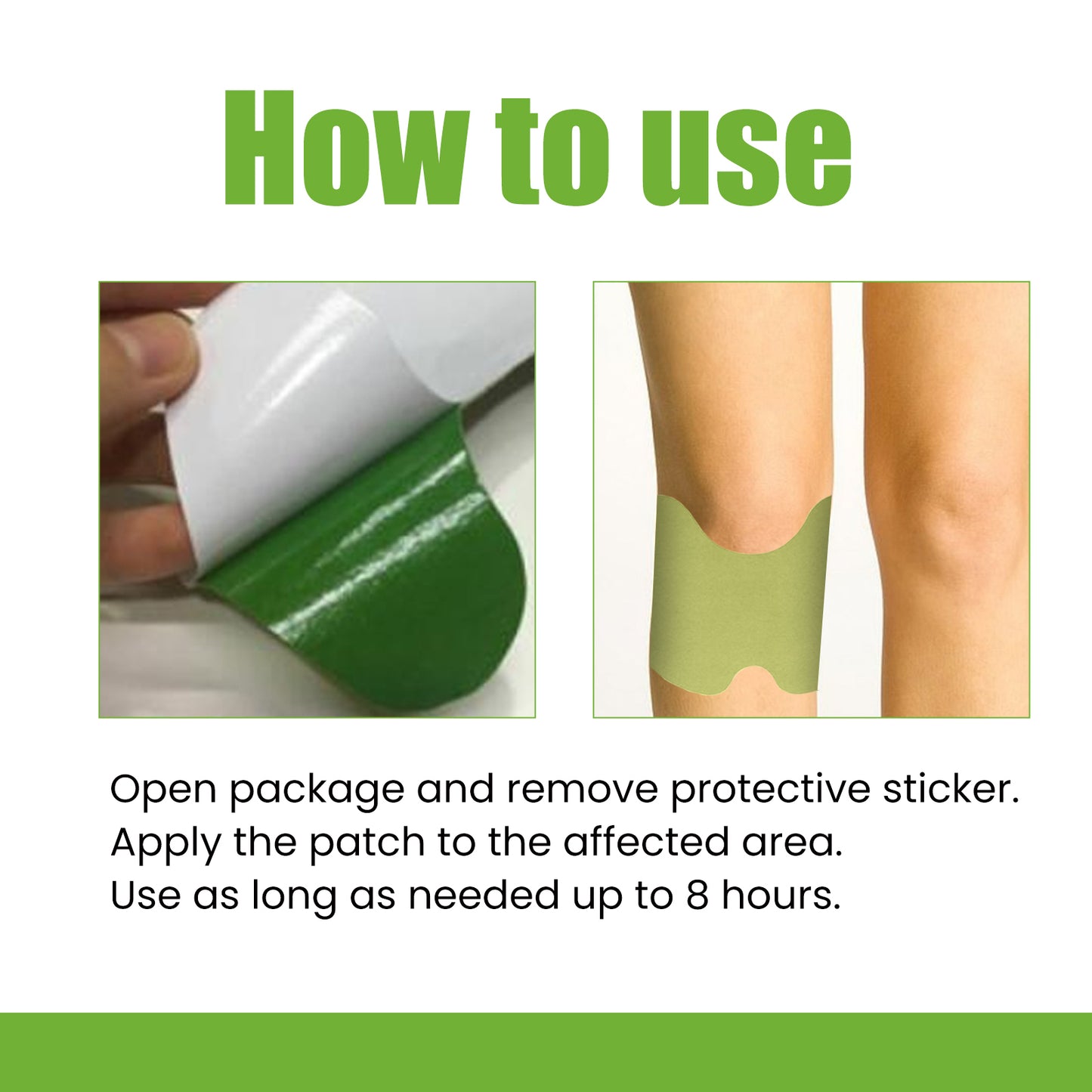 Pain Relief Patch – Natural Lumbar, Cervical, Knee & Leg Bone Pain Care Solution