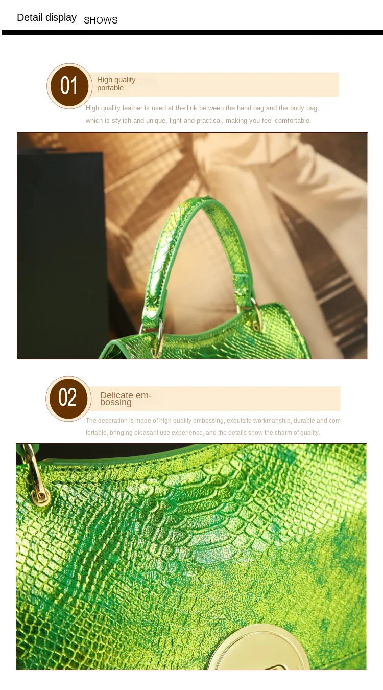 Luxury Fashion Women’s Bag – Small Laser-Cut Genuine Leather Handbag, Shoulder & Crossbody Mom Bag