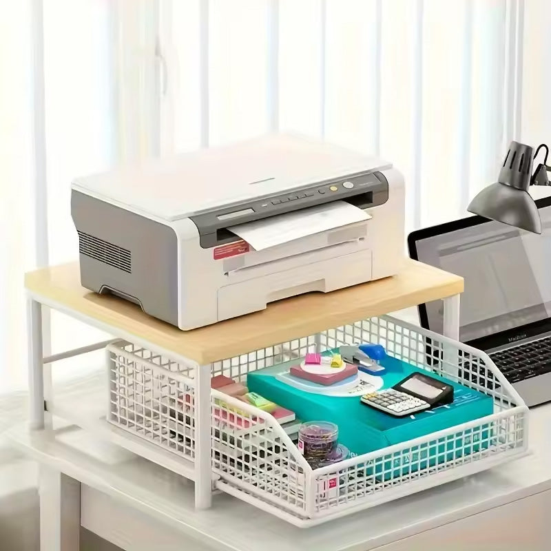 Modern Kitchen Microwave Shelf – Space-Saving Countertop Storage Rack for Appliances & Elegant Organization