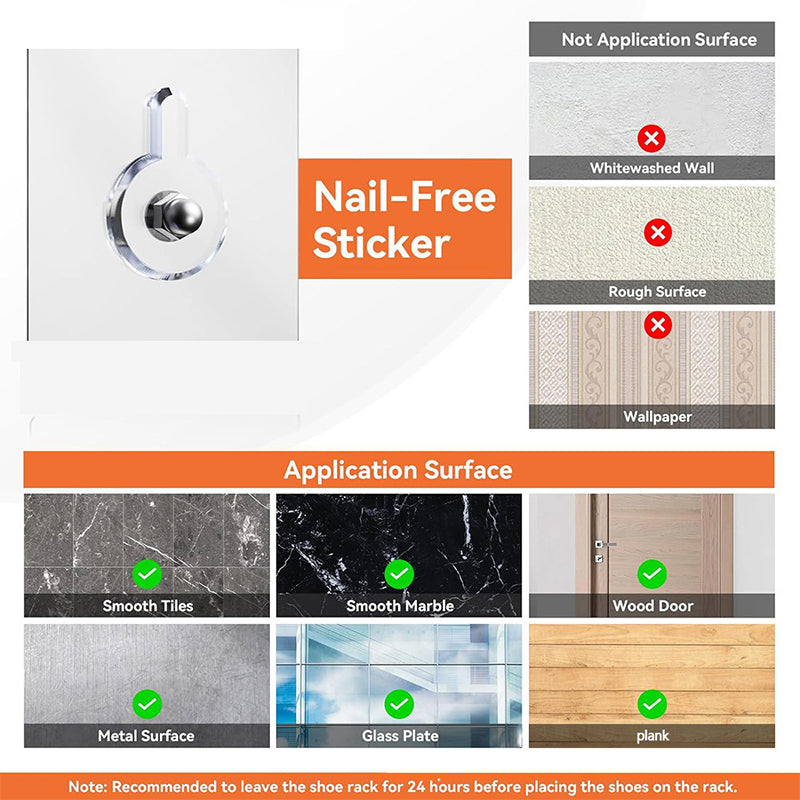 RV Shoe Storage (Adhesive) Over-Door Rack with Deep Pockets – Motorhome & Camper Organizer