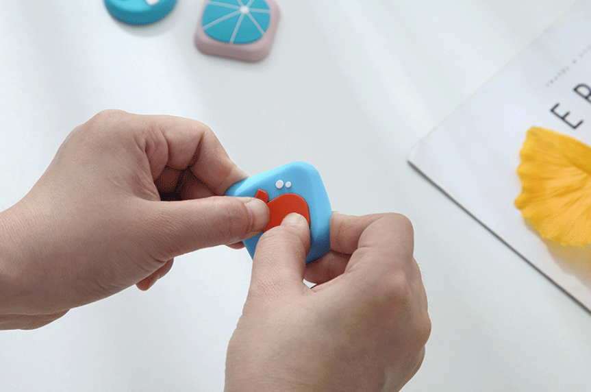 Cartoon Silicone Door Handle Anti-Collision Pad – Wall Protective Suction Cup Bumper