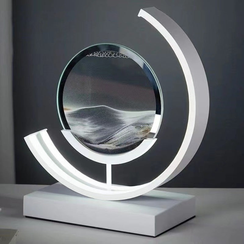 LED Flowing Sand Painting Lamp – Night Light for Home & Unique Gift Idea