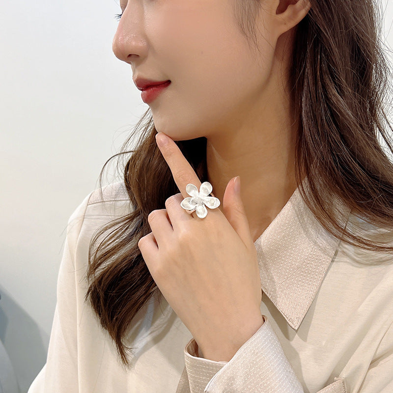 Irregular Chunky Gold Silver Rings for Women Men – Adjustable Fashion Jewelry