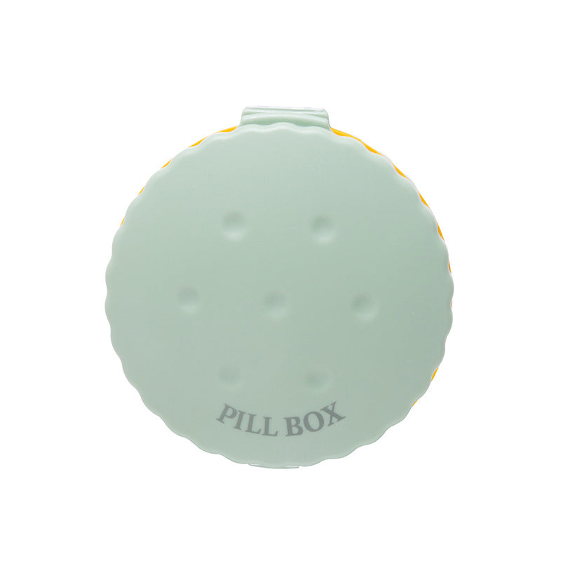 Portable Medicine Box Mini Trumpet – 7 Days Pack Storage Sealed Large Capacity Pill Organizer for Elderly