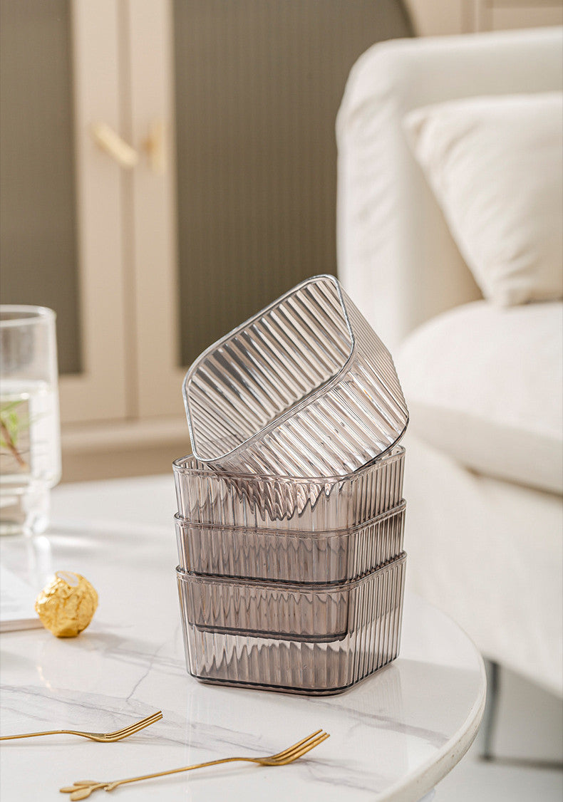 Transparent Fruit Tray – Candy Tray & Nut Dried Fruit Storage Box for Kitchen Organization