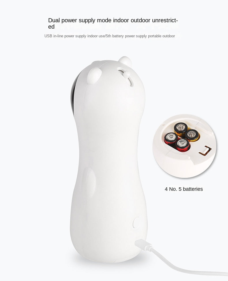 Automatic Cat Laser Toy – Dual Power LED Laser Wand Pet Toy with Timer