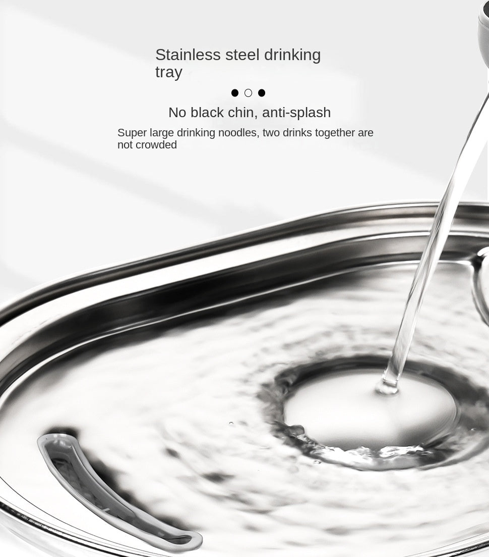 Stainless Steel Cat Water Dispenser – Wireless Intelligent Automatic Circulating Water Machine