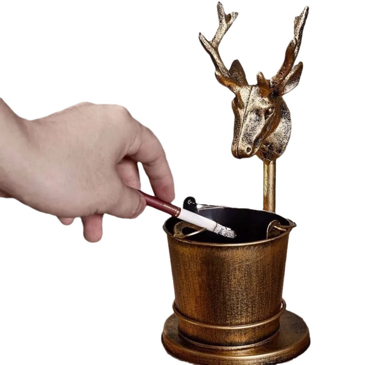 Retro Creative Home Ashtray – Large Bar, Living Room & Office KTV Multi-Function Ornament