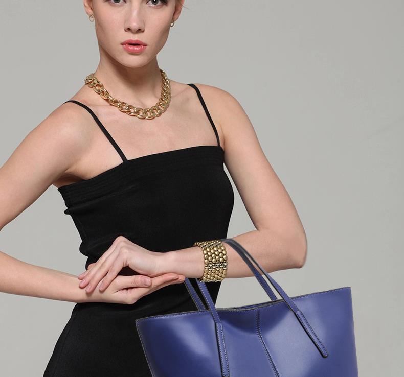 Luxury Leather Handbags – Designer Large Capacity Tote, Ladies One Shoulder & Crossbody Shopping Bag