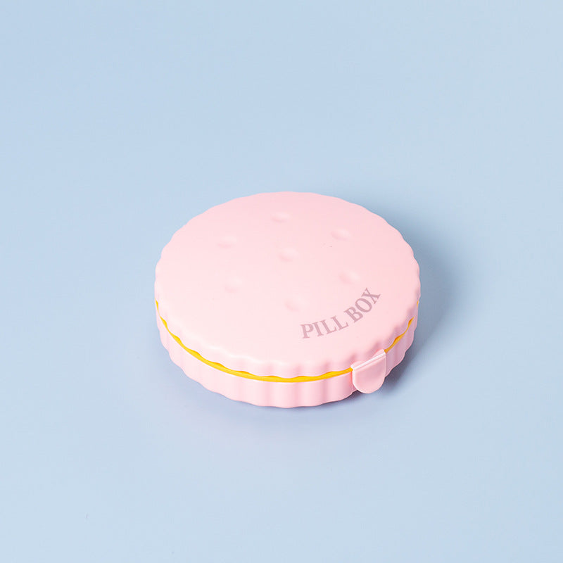 Portable Medicine Box Mini Trumpet – 7 Days Pack Storage Sealed Large Capacity Pill Organizer for Elderly