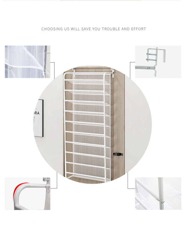Home Dustproof Storage Shoe Cabinet – Wall-Mounted Space-Saving Multi-Layer Shoe Rack for Dormitory & Entryway