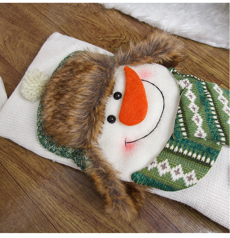 Christmas Hanging Decorations – Candy & Gift Socks, Green Holiday Stockings for Gifts