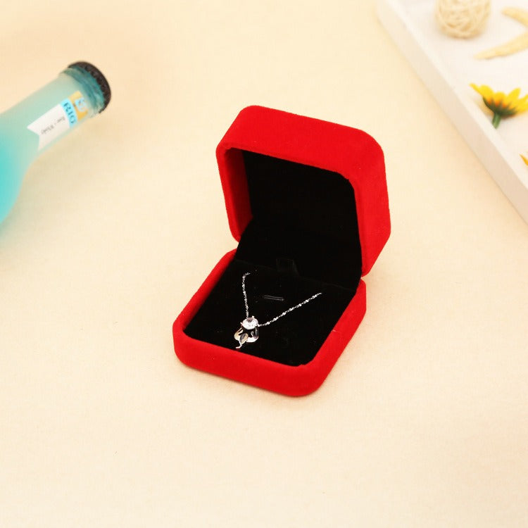 Velvet Jewelry Box – Elegant Packaging & Storage Box for Rings, Necklaces, and Earrings