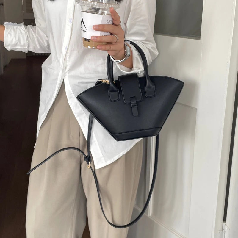 Vintage Shell Bags for Women – Luxury Designer PU Handbags & Small Shoulder Messenger Bag