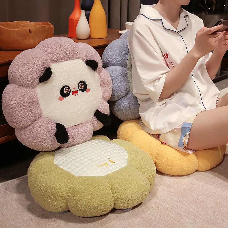 Cool Summer Ice Bean Cushion – Cartoon Tatami Futon Office Chair & Sofa Seat Pad