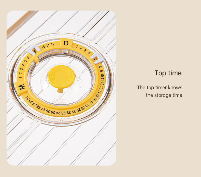 Large Capacity Transparent Refrigerator Storage Box – Food Grade Plastic Kitchen Organizer & Sealed Preservation Container