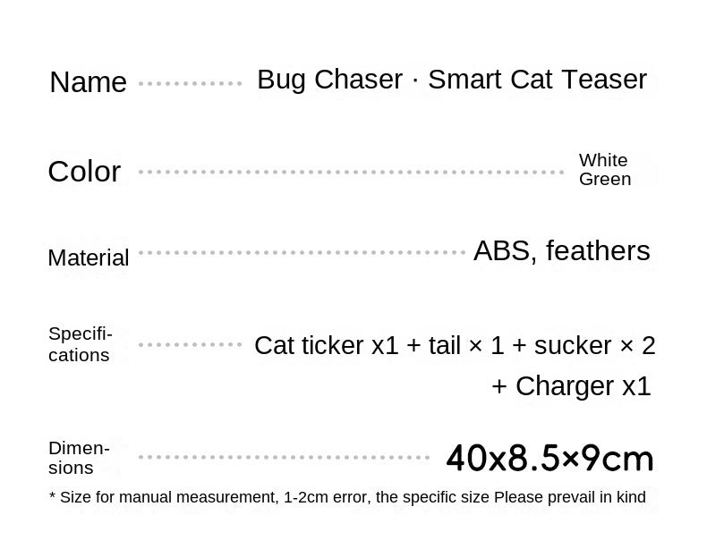 Interactive Smart Caterpillar Cat Toy – Suction Cup & Feather Tail for Cats