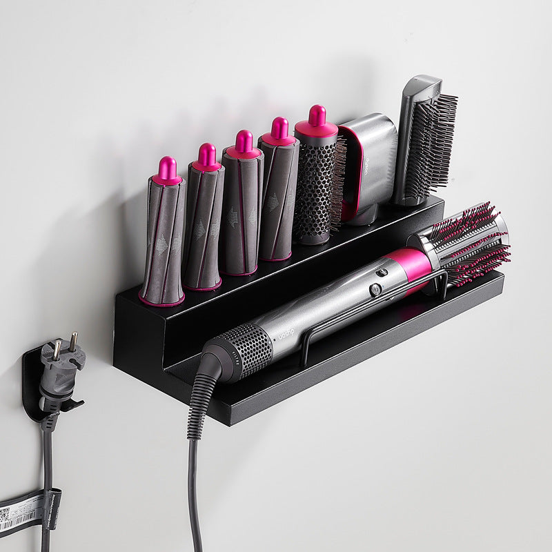 Wall Hanging Bracket Storage Rack – Organizer for Dyson Curling Stick & Hair Tools