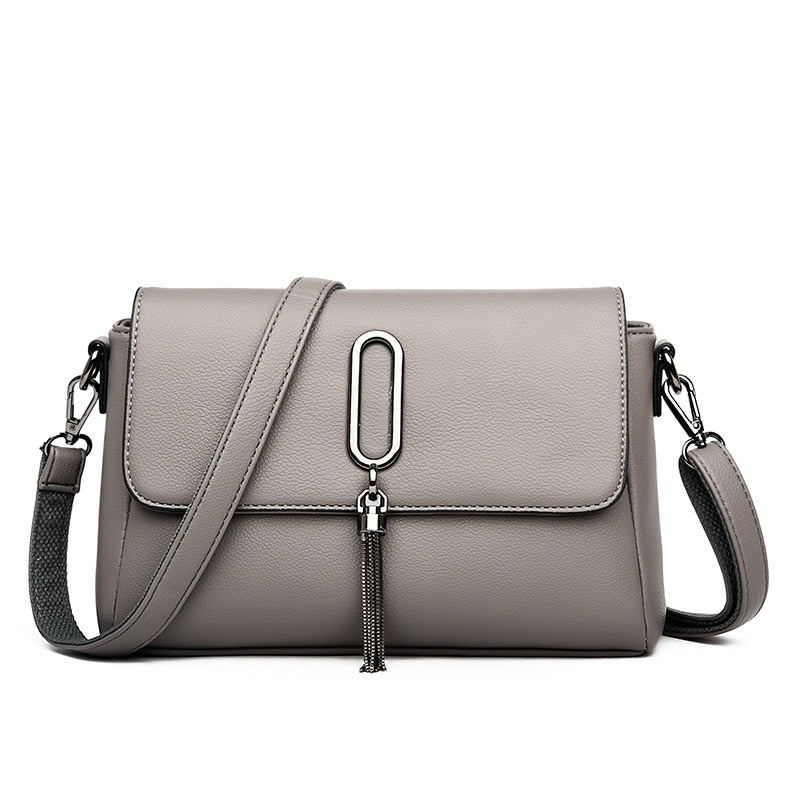 Luxury Women Messenger Bag – Leather Shoulder Tote & Crossbody Handbag for Travel and Casual Use