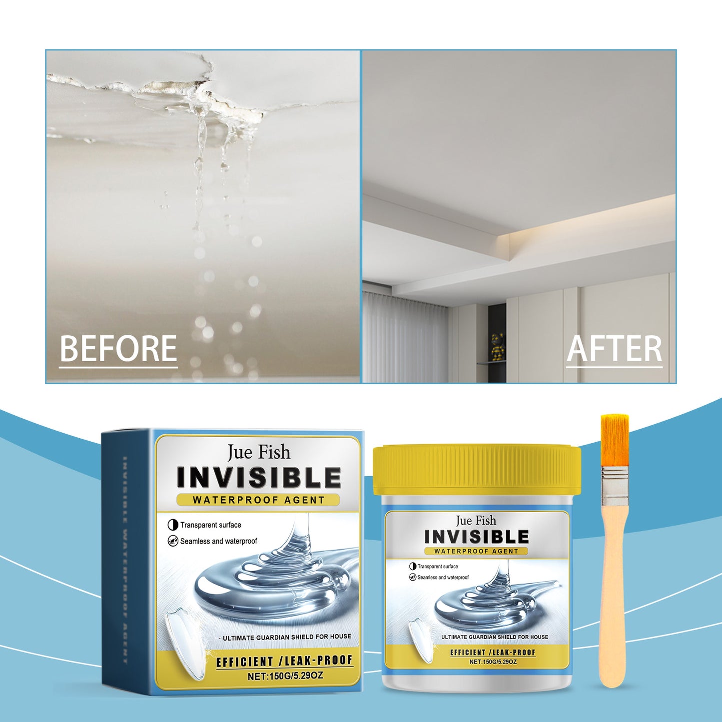 Transparent Waterproof Glue – Invisible Multi-Functional Sealant for Home Quick Fix